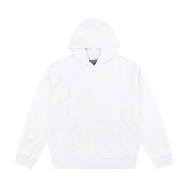 Denim Tears The Cotton Wreath Mono Hooded Sweatshirt 'White