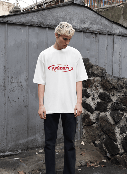 KAIZEN MARKET HI JACKER TEE WHITE - Kick Game