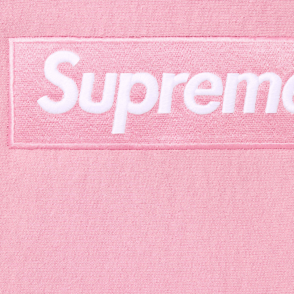 Pink supreme hoodie price shop