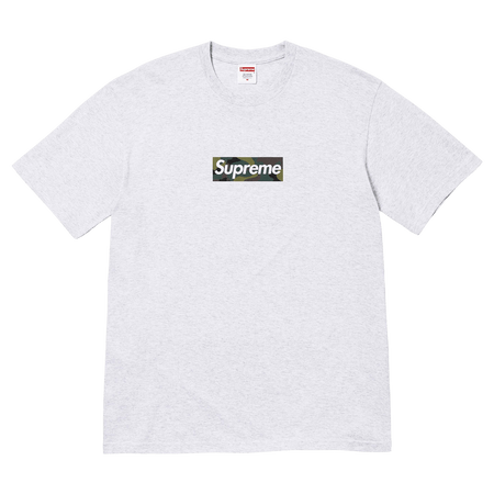 Supreme Box Logo Tee Ash Grey FW23 – Kick Game