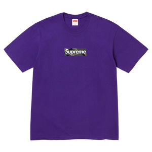 Supreme Box Logo Tee Purple FW23