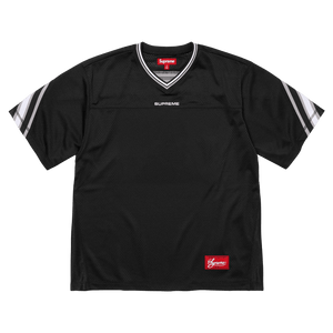 Supreme Jacquard Rib Football Jersey 'Black'