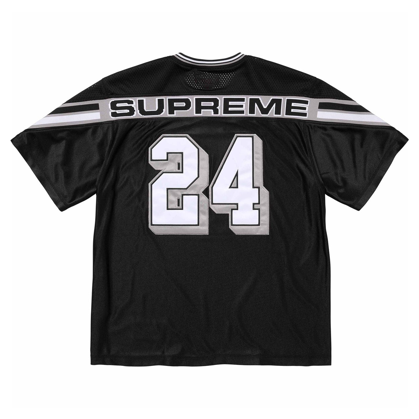 Supreme Jacquard Rib Football Jersey 'Black' - Kick Game