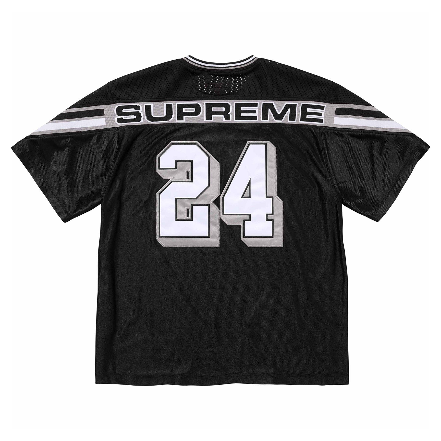 Supreme Jacquard Rib Football Jersey 'Black' - Kick Game