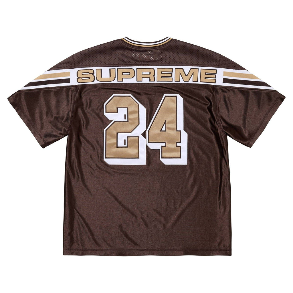 Supreme Jacquard Rib Football Jersey 'Brown' - Kick Game