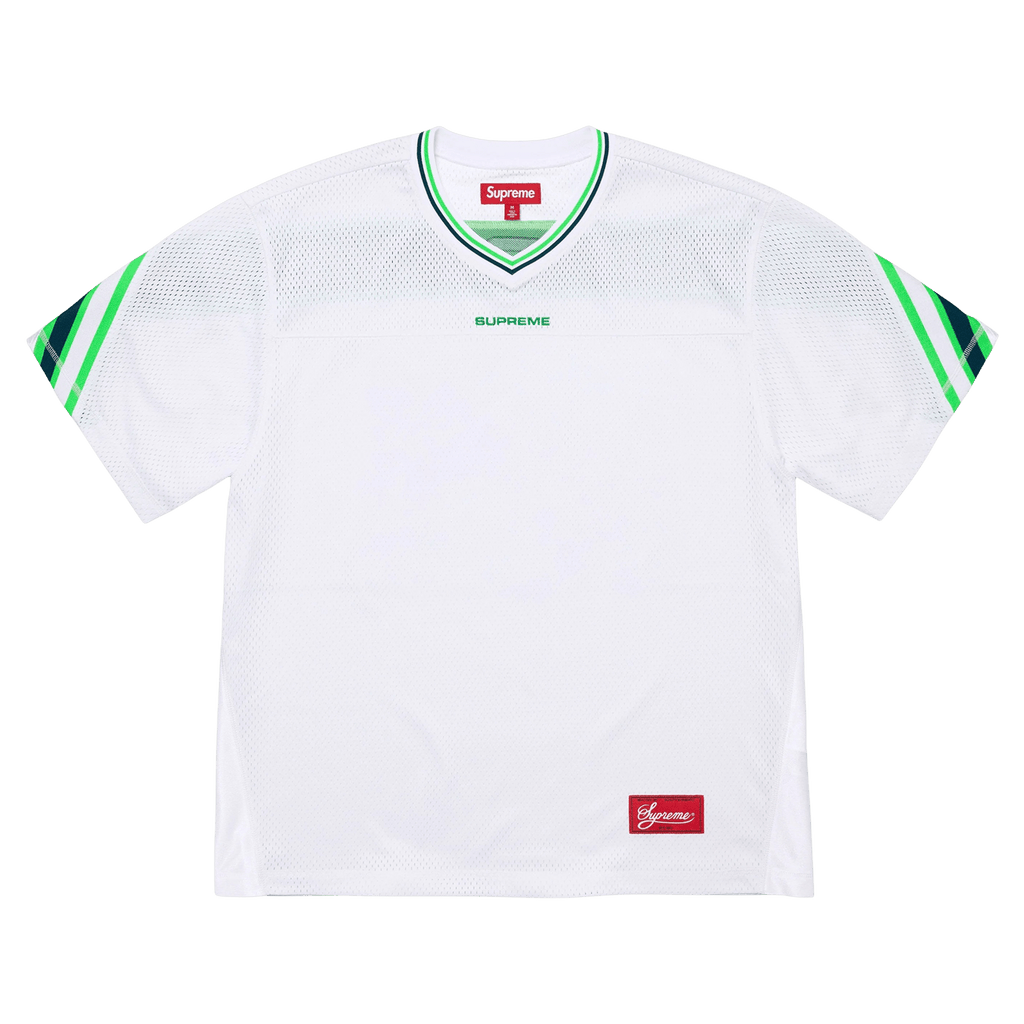 Supreme Jacquard Rib Football Jersey 'White' - Kick Game