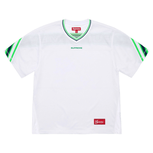 Supreme Jacquard Rib Football Jersey 'White'