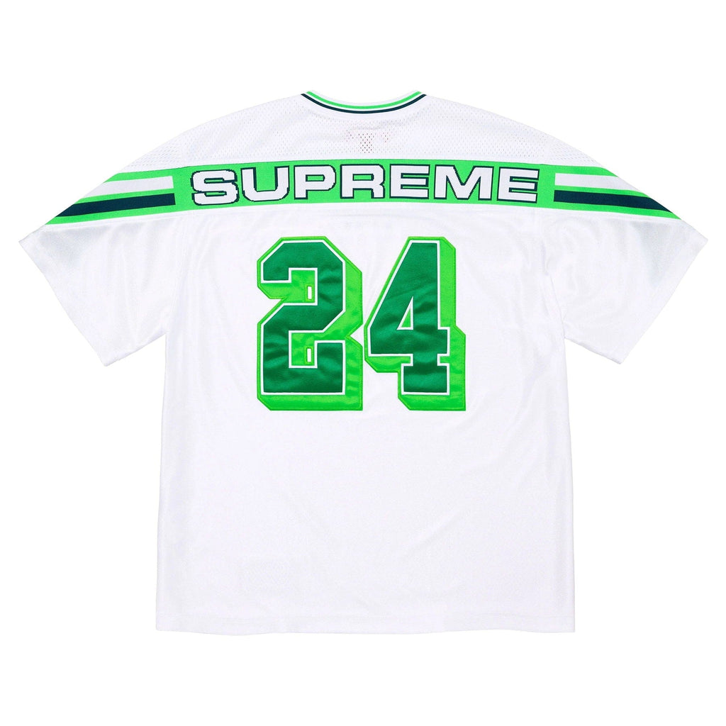 Supreme Jacquard Rib Football Jersey 'White' - Kick Game