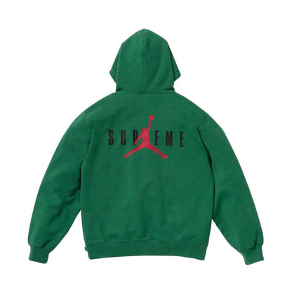 Supreme x Jordan Hoodie 'Green' - Kick Game