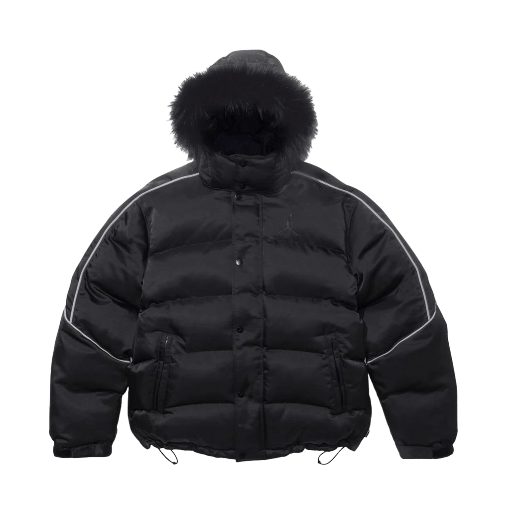 Supreme x Jordan Puffer Jacket 'Black' — Kick Game