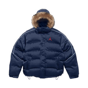 Supreme x Jordan Puffer Jacket 'Navy'