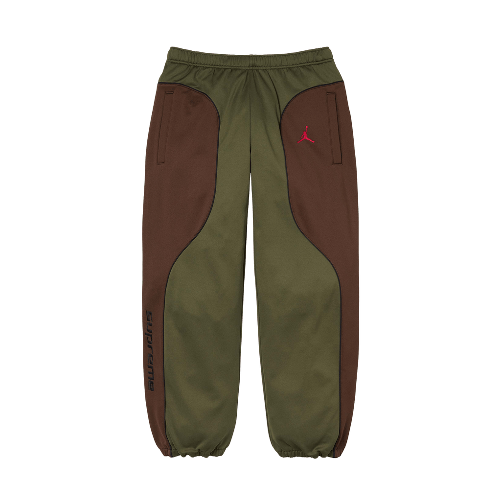 Supreme x Jordan Track Pants 'Olive/Brown' — Kick Game