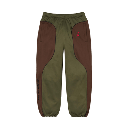 Supreme x Jordan Track Pants 'Olive/Brown' - Kick Game