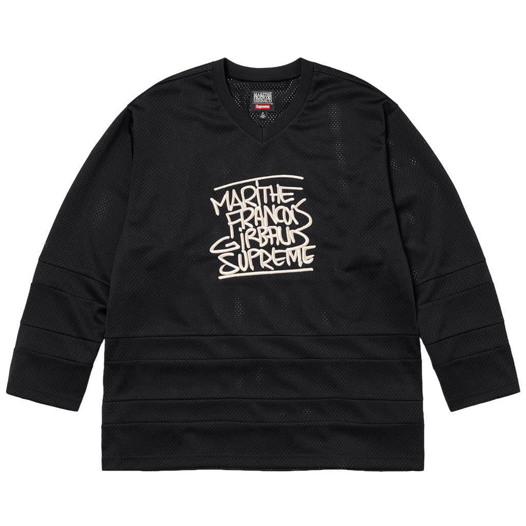 Supreme Marithé + François Girbaud Hockey Jersey 'Black' - Kick Game