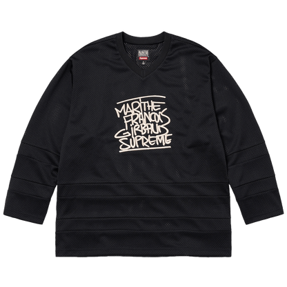 Supreme Marithé + François Girbaud Hockey Jersey 'Black' - Kick Game