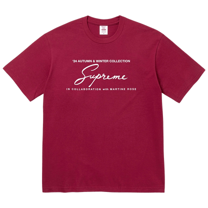 Supreme Martine Rose Tee 'Cardinal' - Kick Game