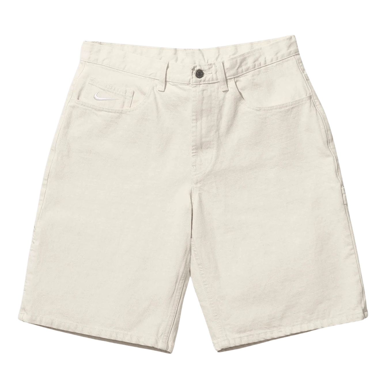 Supreme x Nike Denim Shorts 'White' - Kick Game