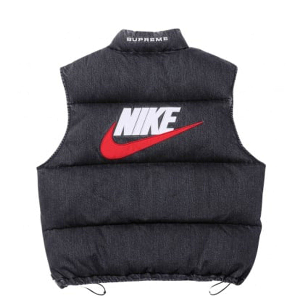 Supreme x Nike Denim Vest 'Black' - Kick Game