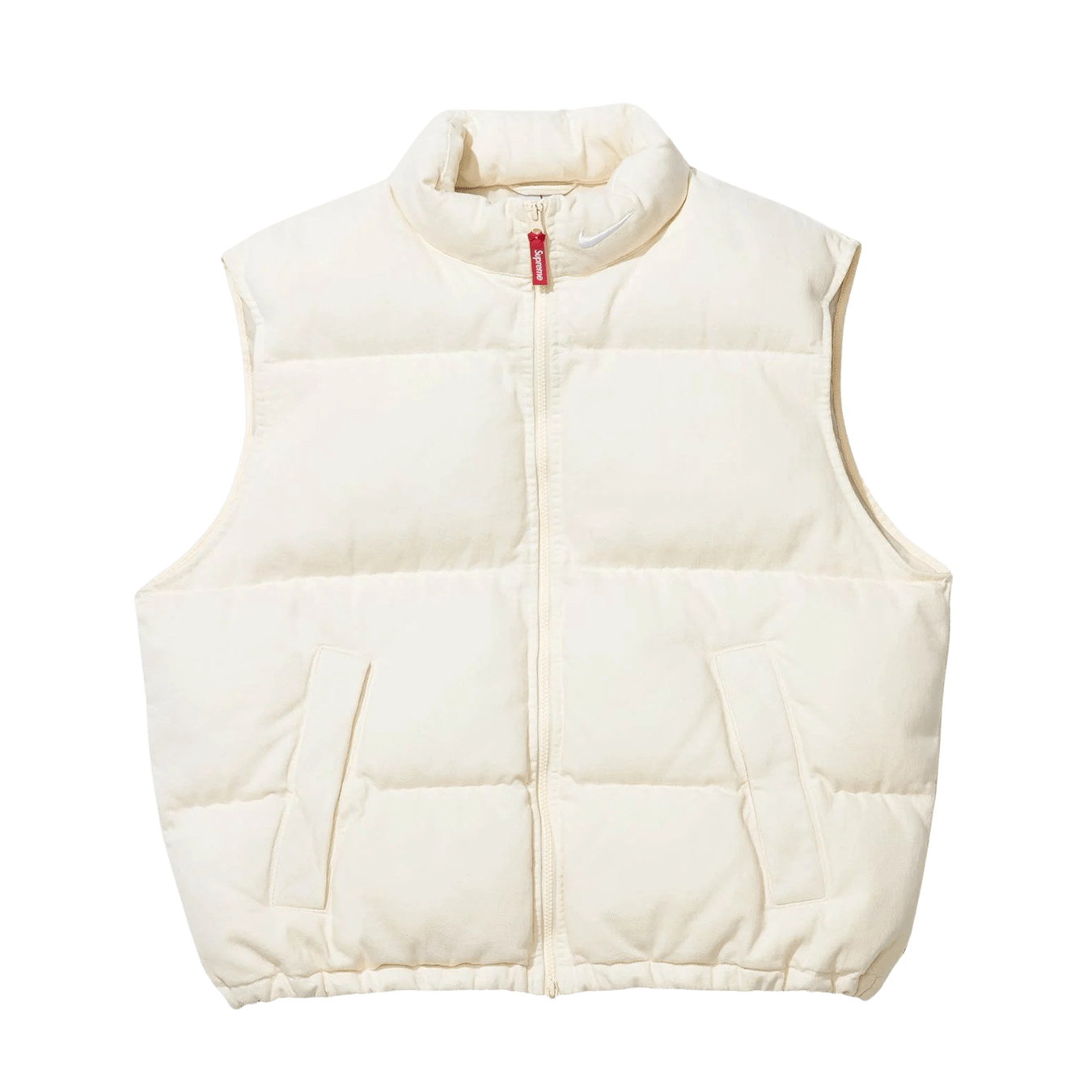 Supreme x Nike Denim Vest 'White' - Kick Game