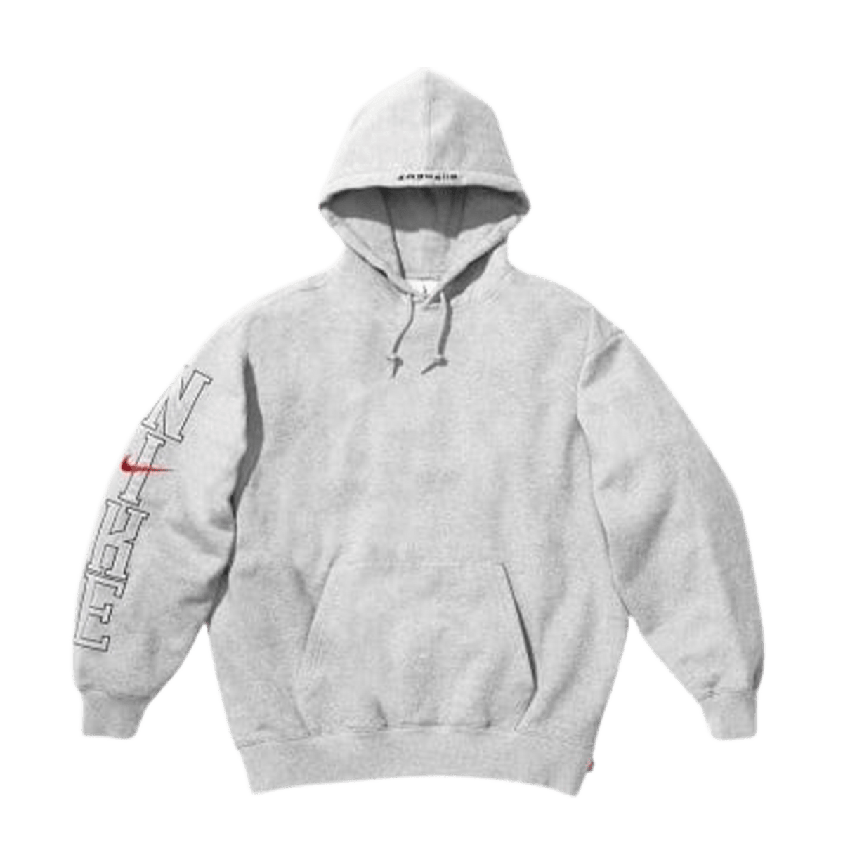 Supreme x Nike Hooded Sweatshirt 'Grey' - Kick Game