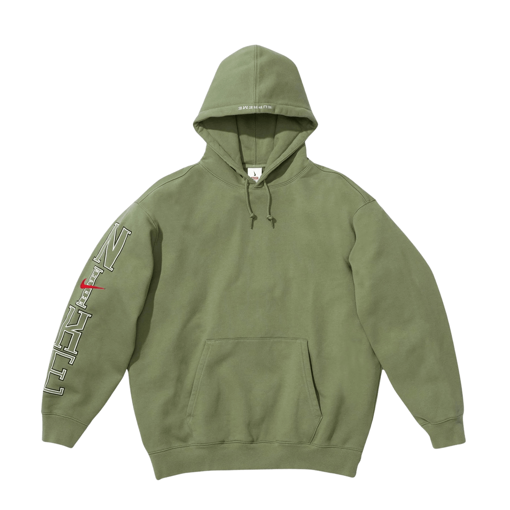 【Supreme x Nike】Hooded Sweatshirt★Olive★24SS★ Supreme x Nike Hooded Sweatshirt 'Olive' — Kick Game