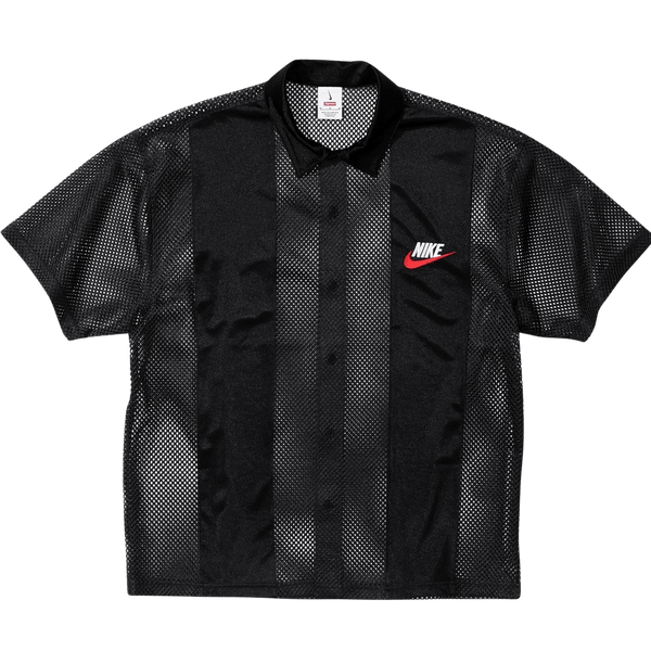 Supreme x Nike Mesh S/S Shirt 'Black' - Kick Game