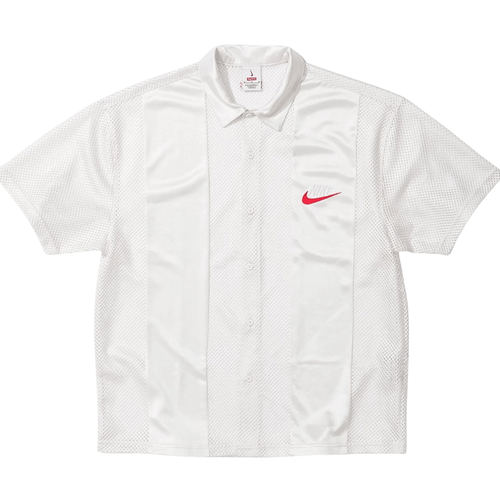 Supreme x Nike Mesh S/S Shirt “White S Supreme x Nike Mesh S/S Shirt “White S