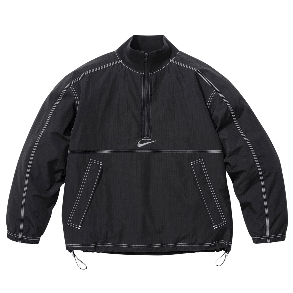 ジャケット・アウター Supreme x Nike Ripstop Pullover Black M Supreme x Nike Ripstop Pullover 'Black' — Kick Game