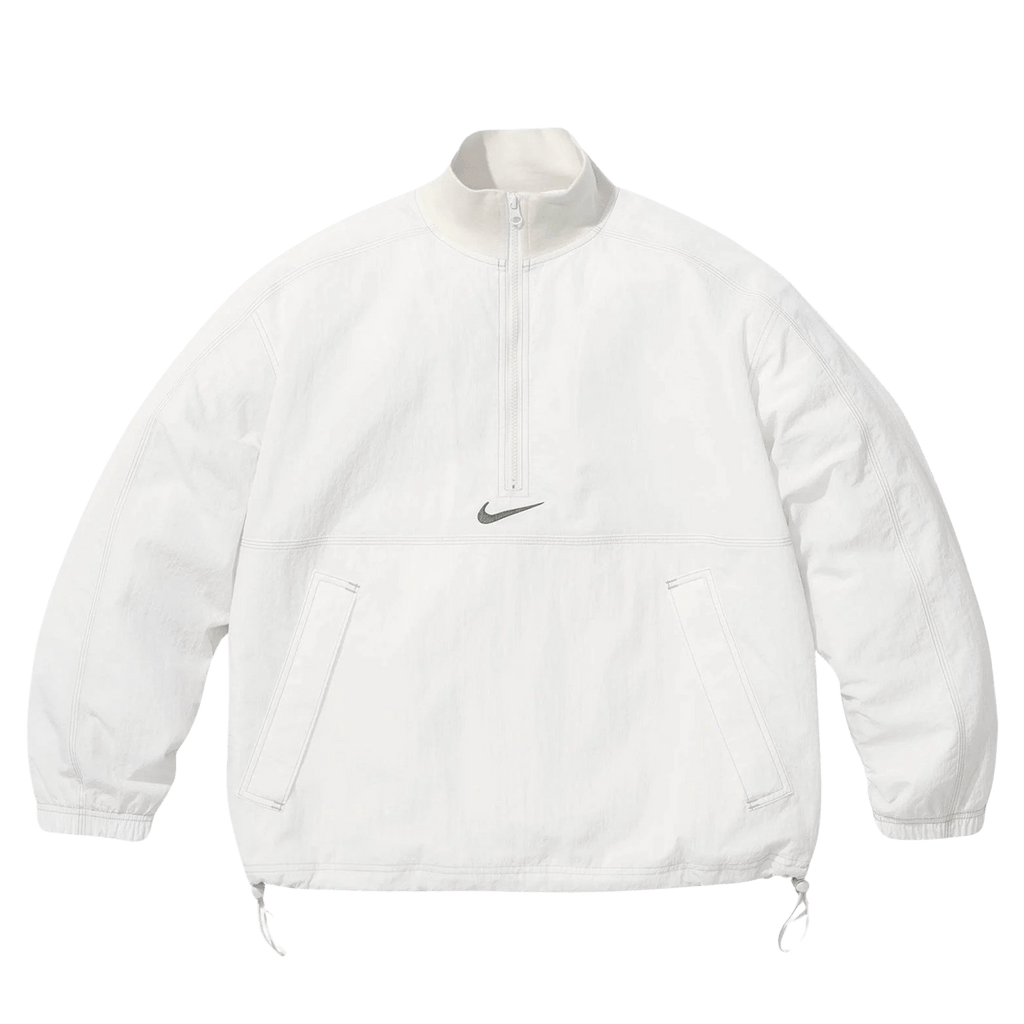 Supreme x Nike Ripstop Pullover 'White' — Kick Game