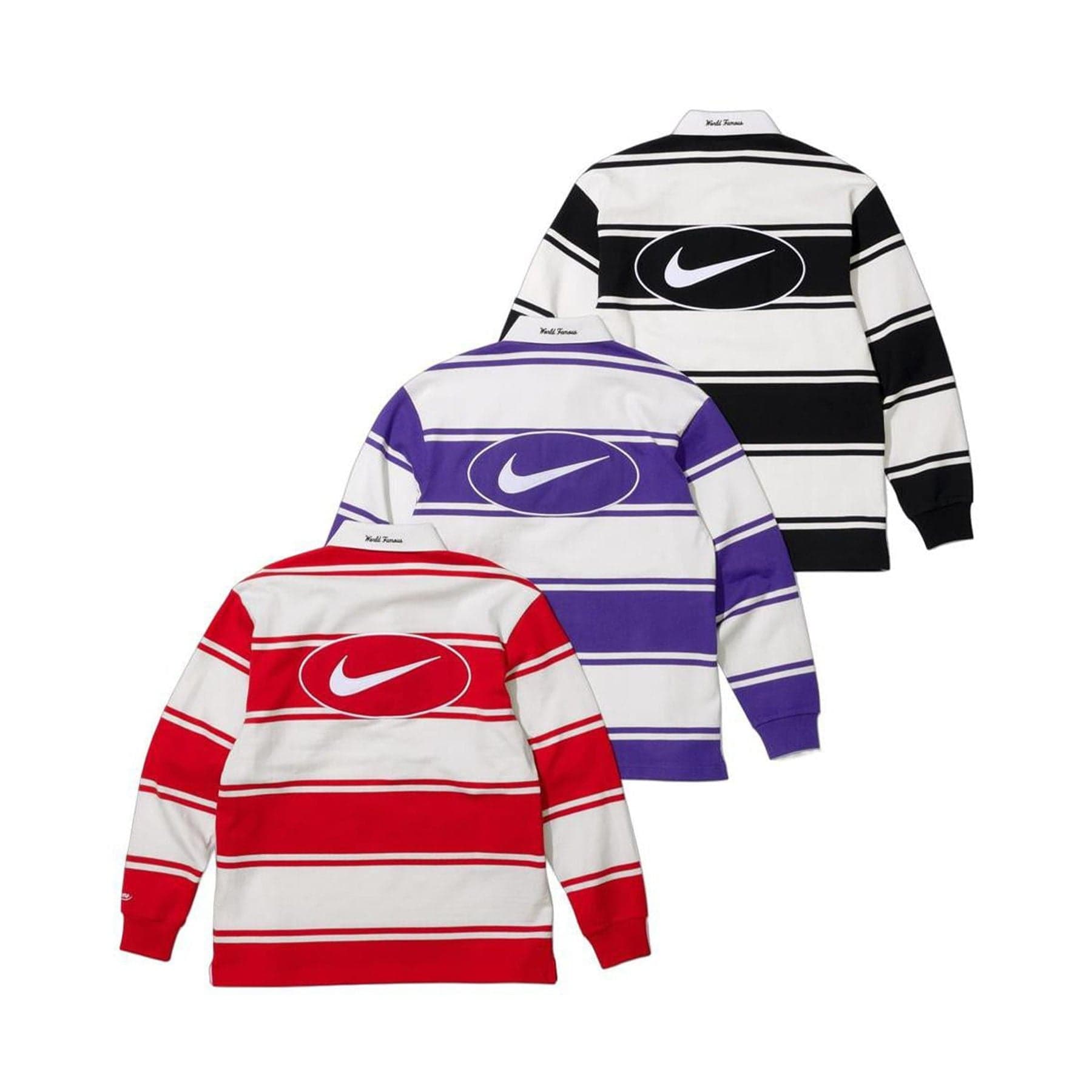 Supreme x Nike Stripe Rugby 'Purple White' – Kick Game
