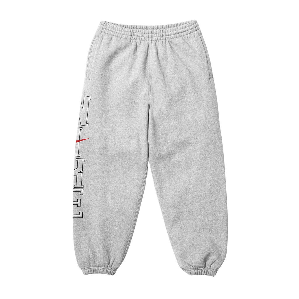 Supreme x Nike Sweatpants Grey Kick Game