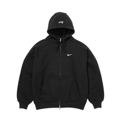 Supreme x Nike Zip-Up Hooded Sweatshirt 'Black' - Kick Game
