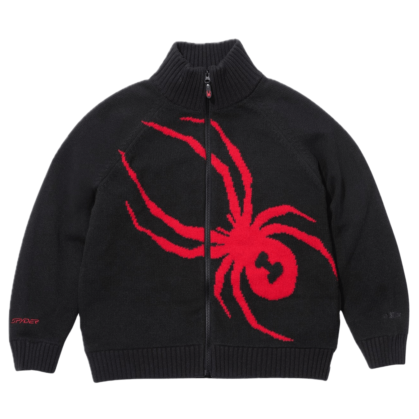 Supreme x Spyder Windstopper Zip Up Sweater 'Black' - Kick Game