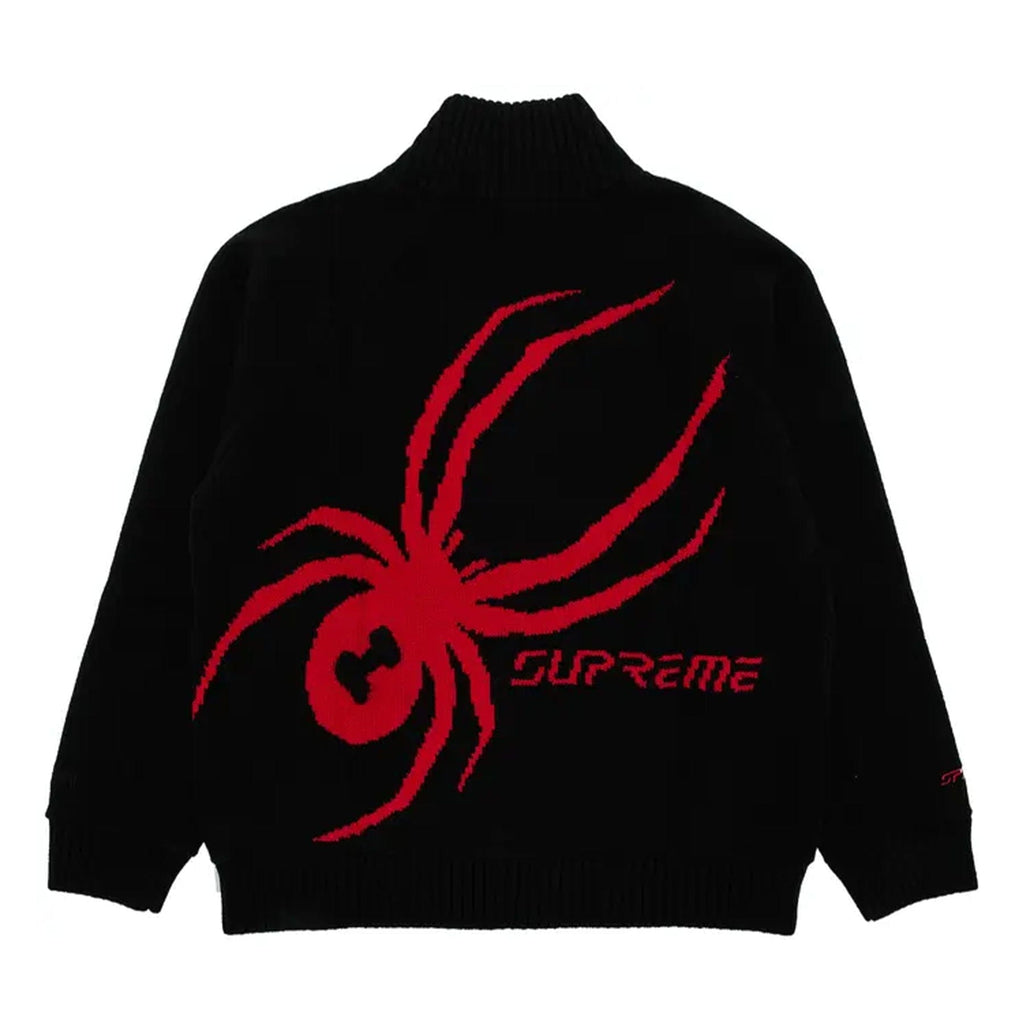Supreme x Spyder Windstopper Zip Up Sweater 'Black' - Kick Game