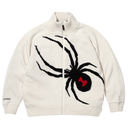 Supreme x Spyder Windstopper Zip Up Sweater 'White' - Kick Game