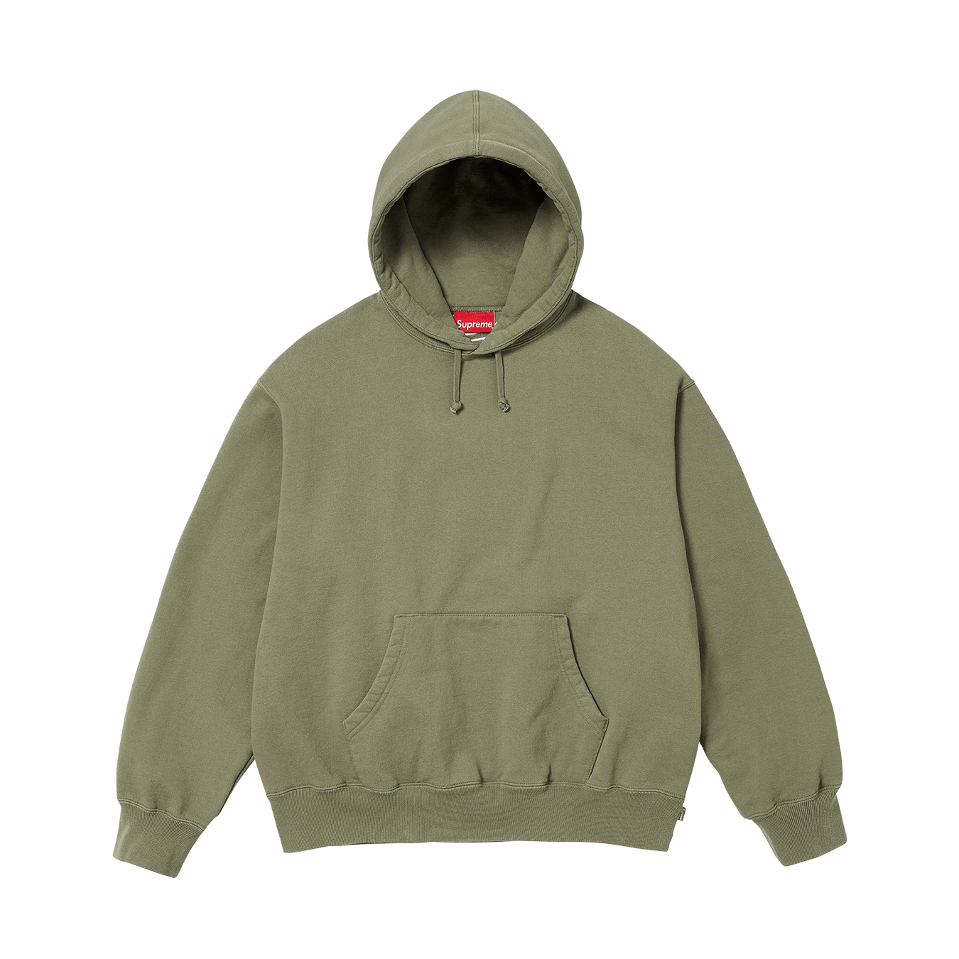 Supreme Satin Appliqué Hoodie 'Light Olive' - Kick Game