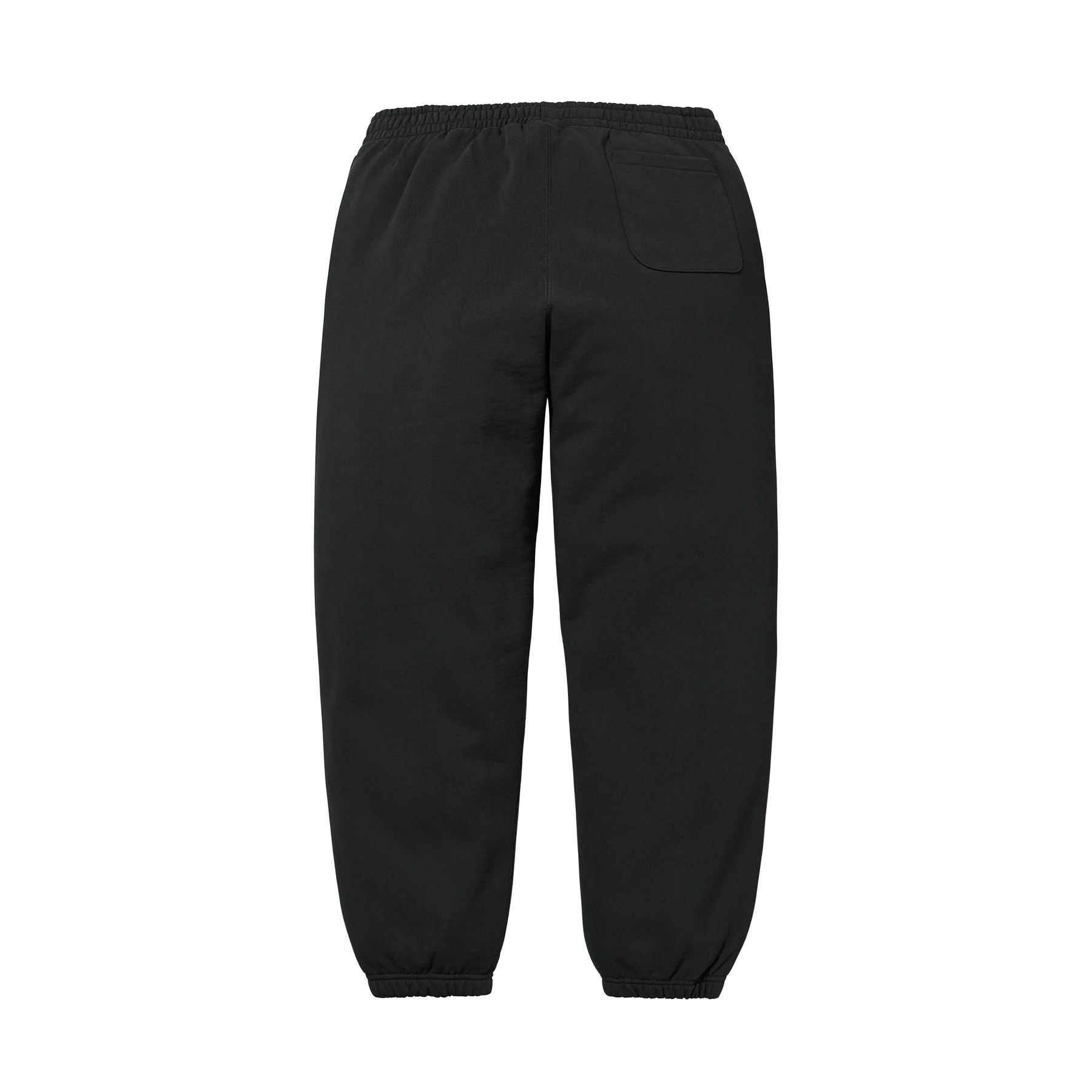 Supreme Satin Appliqué Sweatpant 'Black' — Kick Game Supreme Satin Appliqué Sweatpant 'Black' — Kick Game