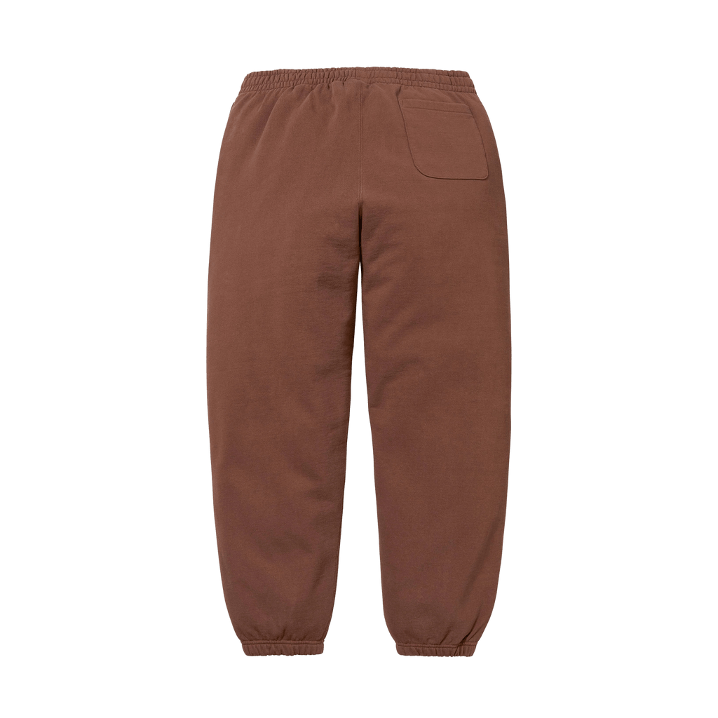 Supreme Satin Appliqué Sweatpant 'Brown' - Kick Game