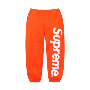 Supreme Satin Appliqué Sweatpant 'Orange'