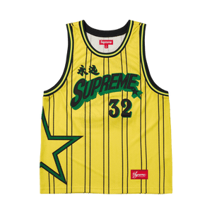 Supreme Star Basketball Jersey 'Yellow'