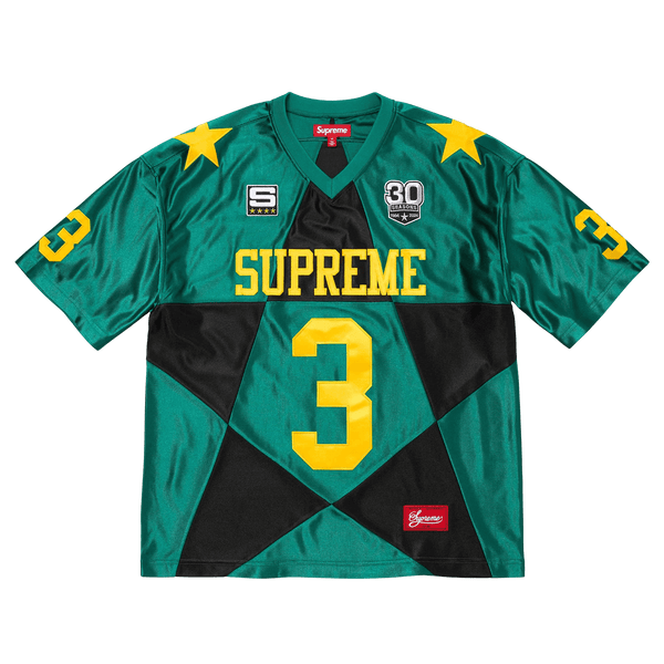 Supreme Star Football Jersey 'Dark Green' — Kick Game
