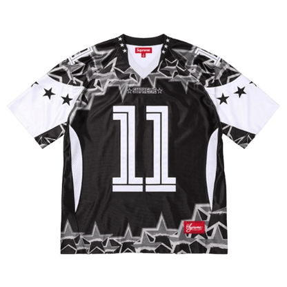 Supreme Stars Football Jersey 'Black' - Kick Game