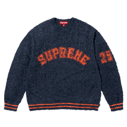 Supreme Textured Arc Sweatshirt 'Navy' - Kick Game