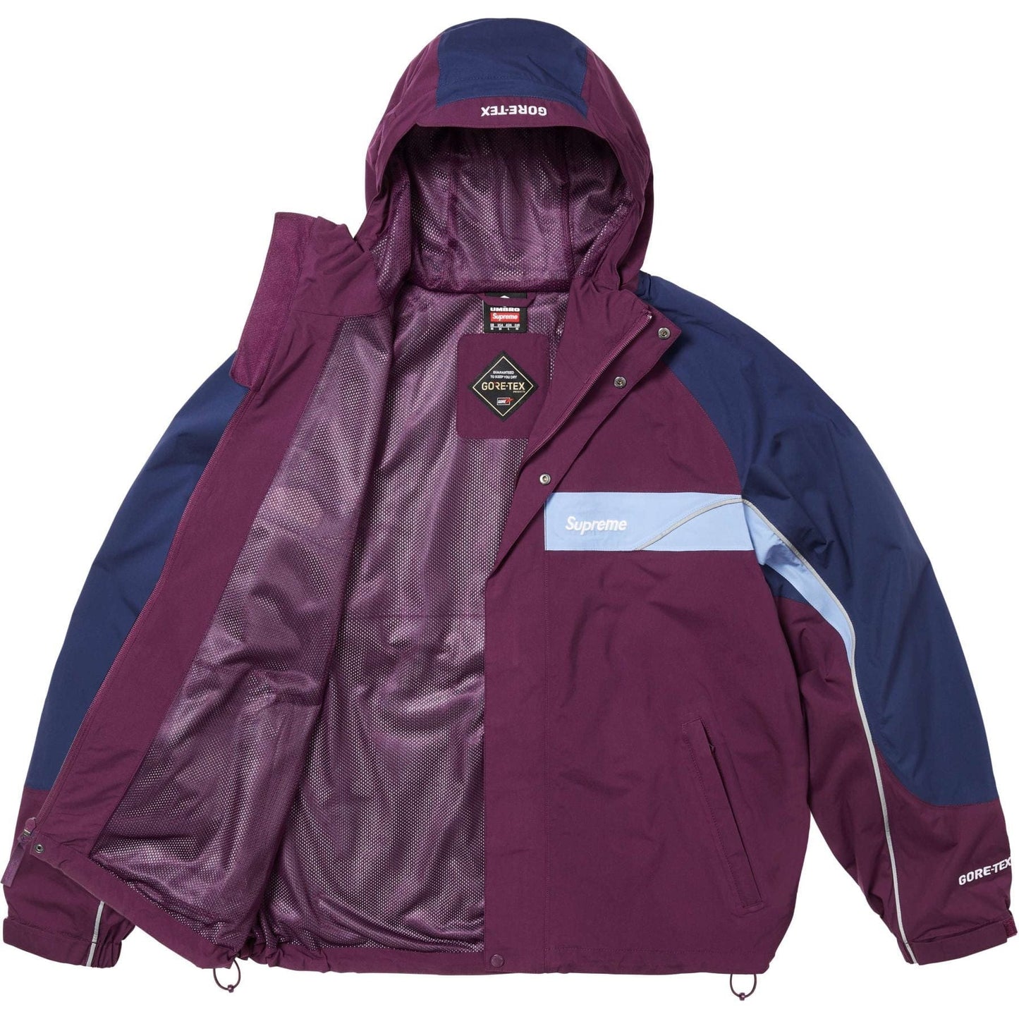 Supreme x Umbro Gore-Tex Hooded Jacket 'Dark Purple' - Kick Game