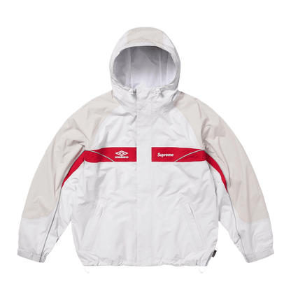 Supreme x Umbro Gore-Tex Hooded Jacket 'White' – Kick Game Supreme x Umbro Gore-Tex Hooded Jacket 'White' – Kick Game