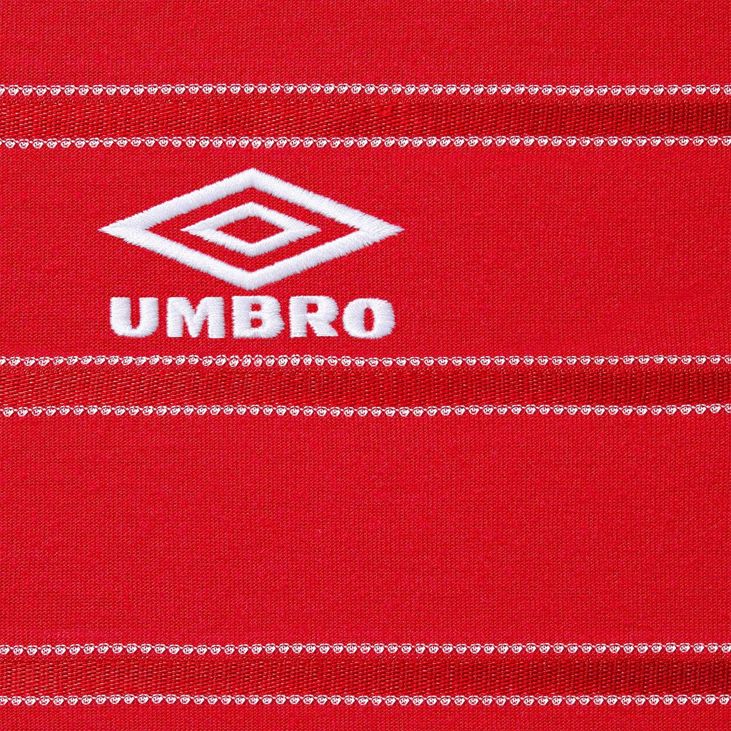Supreme x Umbro Stripe Soccer Jersey 'Red' - Kick Game