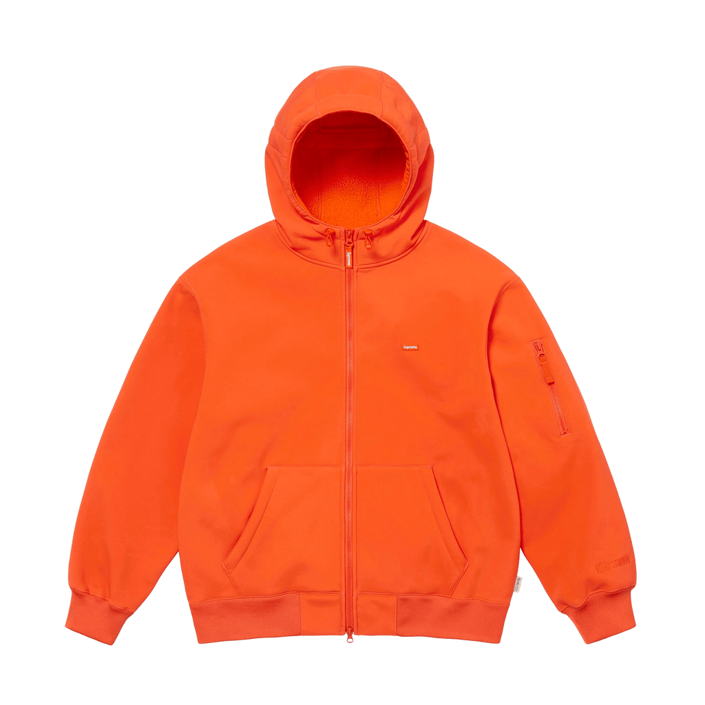 Supreme Windstopper Zip Up Hooded Sweatshirt 'Orange' - Kick Game