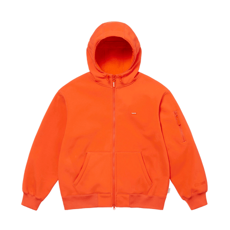 Supreme Windstopper Zip Up Hooded Sweatshirt 'Orange' – Kick Game