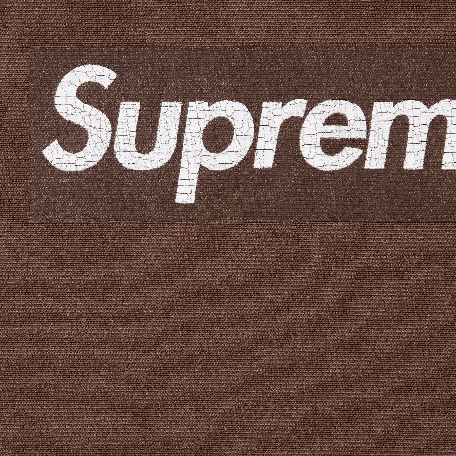 Supreme Washed Box Logo Crewneck M ブラウン Supreme Washed Box Logo Crewneck 25SS Week3 [Release Date
