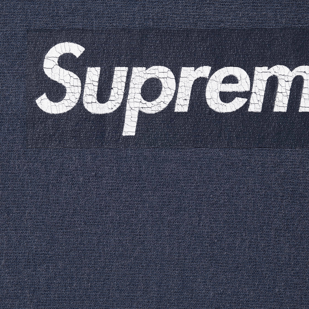 Supreme Washed Box Logo Crewneck Navy L(Supreme Supreme Supreme Washed Box Logo Crewneck Navy L(Supreme Supreme